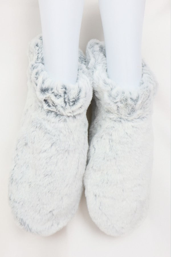 Meya Plush Bootie Slippers- ASSORTED!.