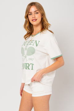 Queen Of The Court Graphic Tee - North Threads