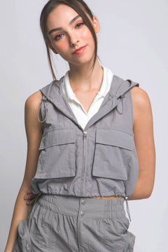 Inherently Cool Hooded Cargo Vest- 2 Colors! - North Threads