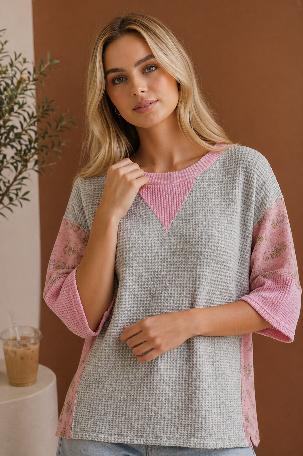 Boho Crinkle Oversized Top