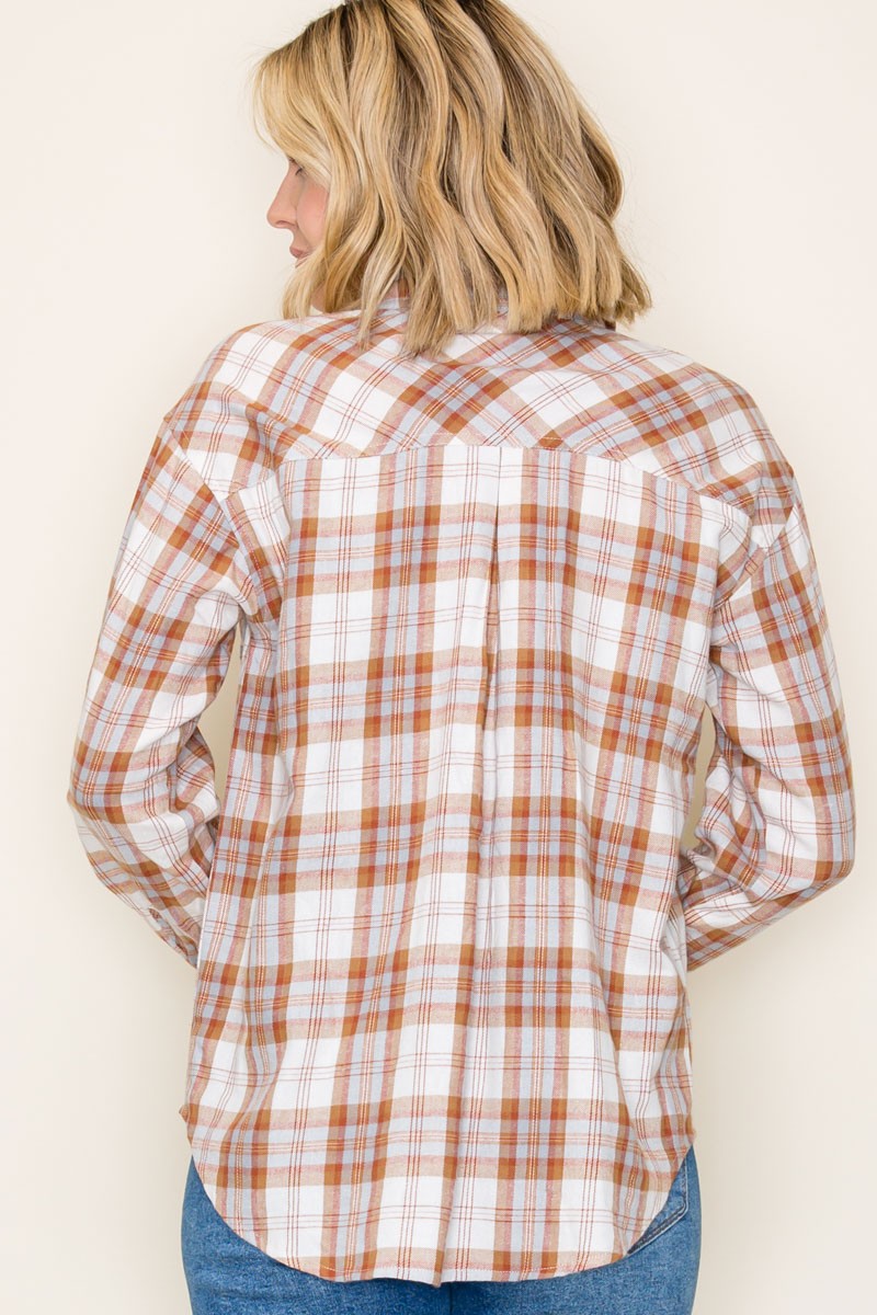 Julissa Plaid Button Up