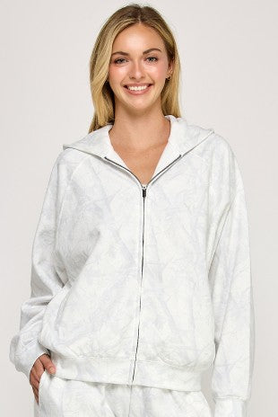 Commanding Warmth Fleece Zip Up Hoodie