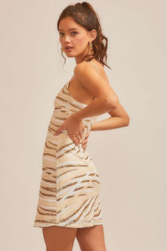 Davita Sequin Mini Dress.