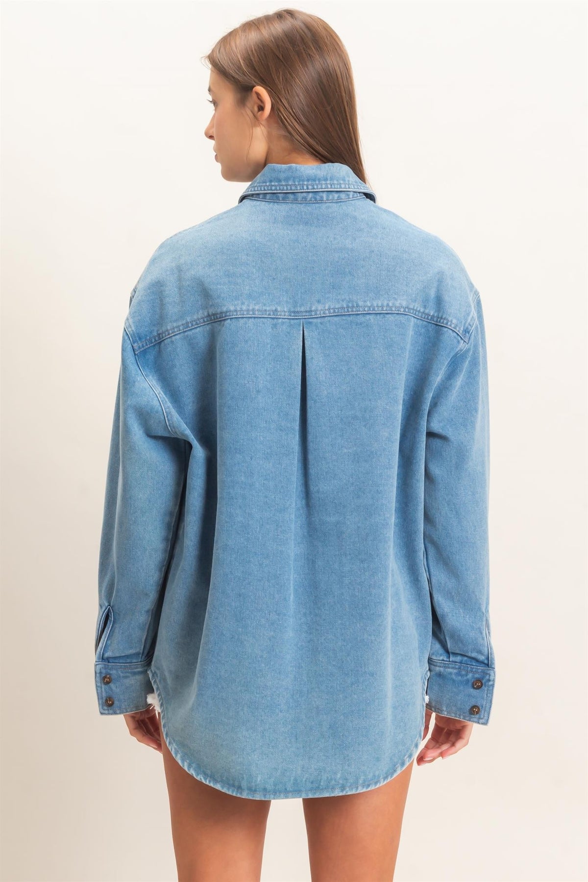 Classic Denim Button Down Shirt
