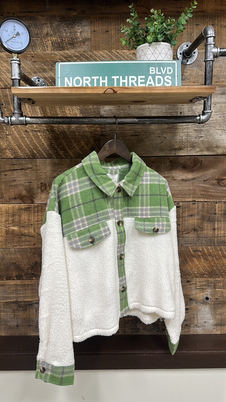 DOORBUSTER: Built Different Faux Fur Shacket