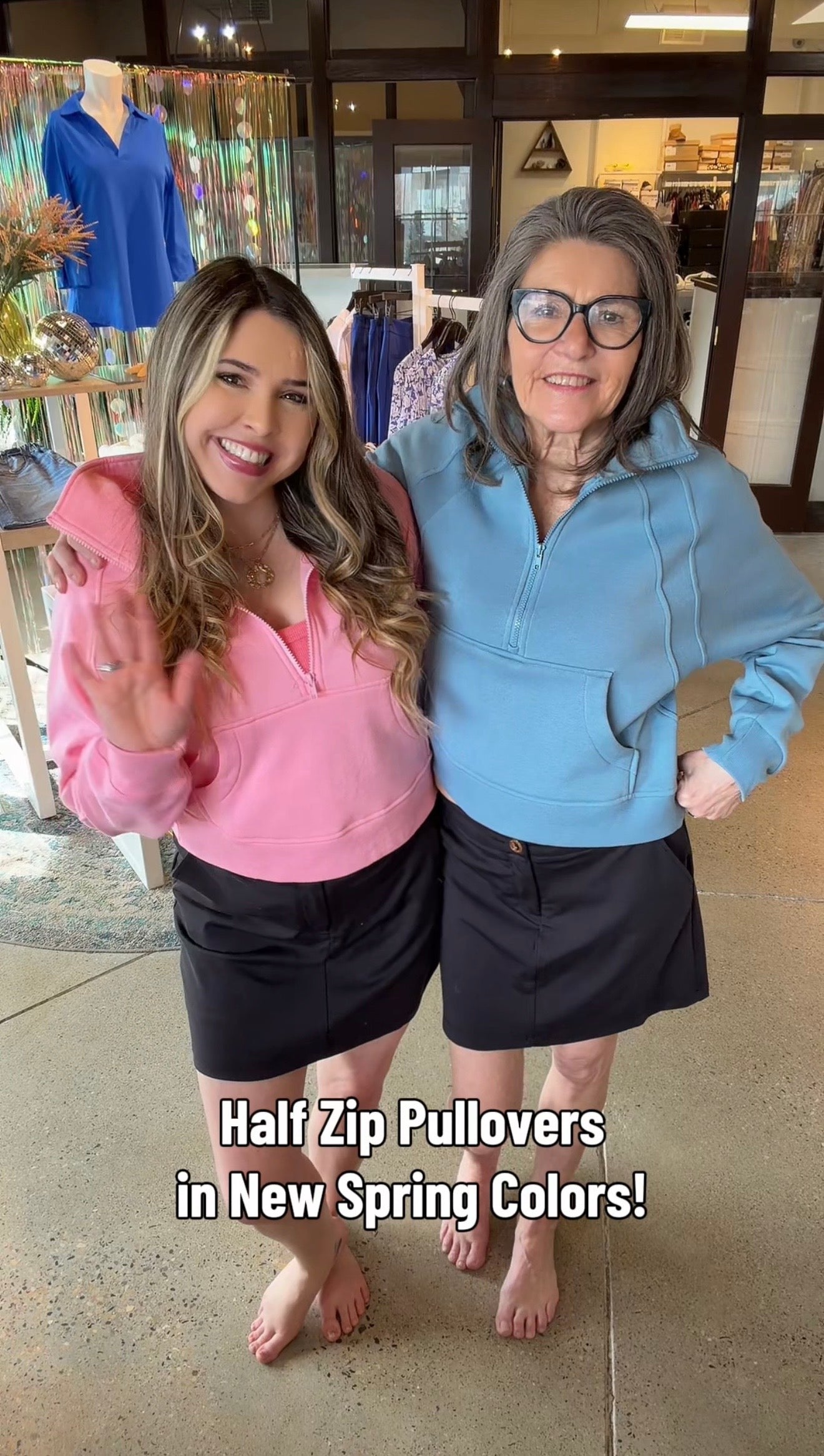 Half Zip Fleece Sweatshirt