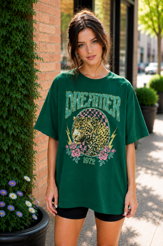 Dreamer 1972 Leopard Graphic Tee