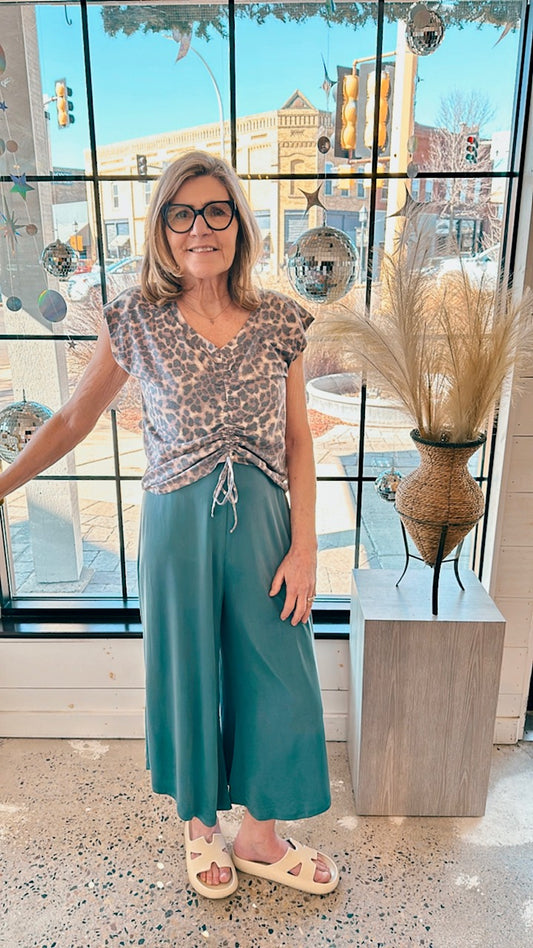 Eleya Drawstring Top - North Threads