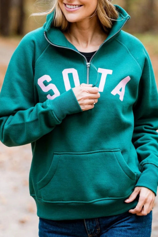 Sota Lila 1/2 Zip Sweatshirt