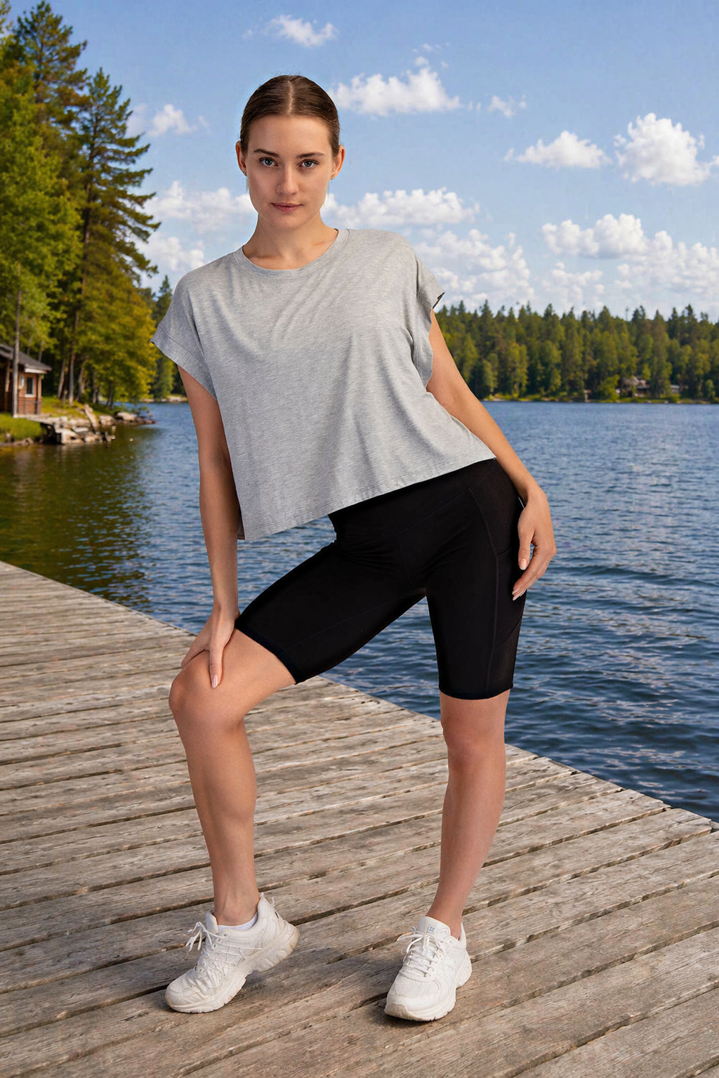 Open Back Modal  Tee