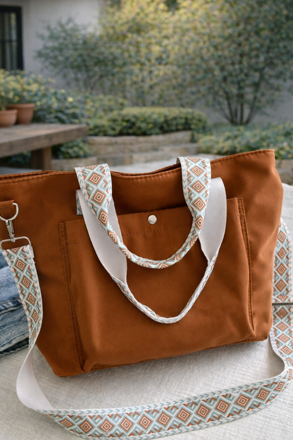 Canvas Guitar Strap Tote