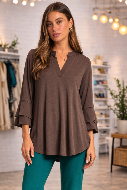 Lizzy Bell Sleeve Blouse