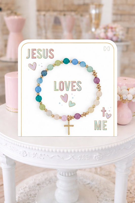 Sentiment Beaded Bracelet Gift