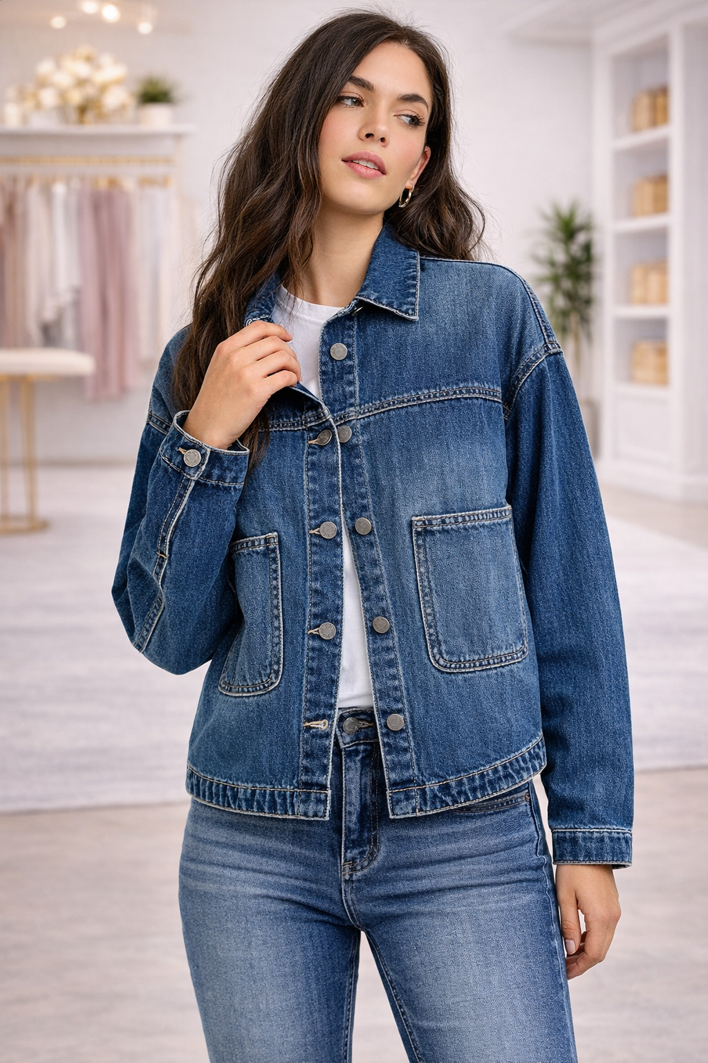Relaxed Fit Denim Jacket