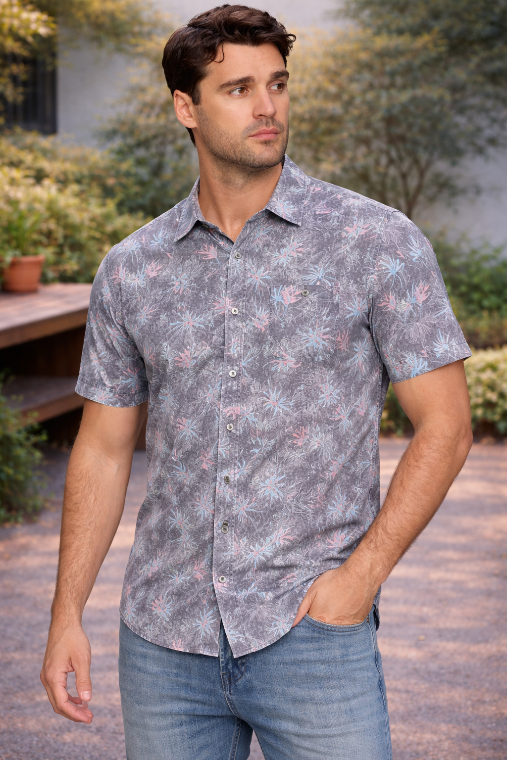Glover Floral Vintage Soft Shirt