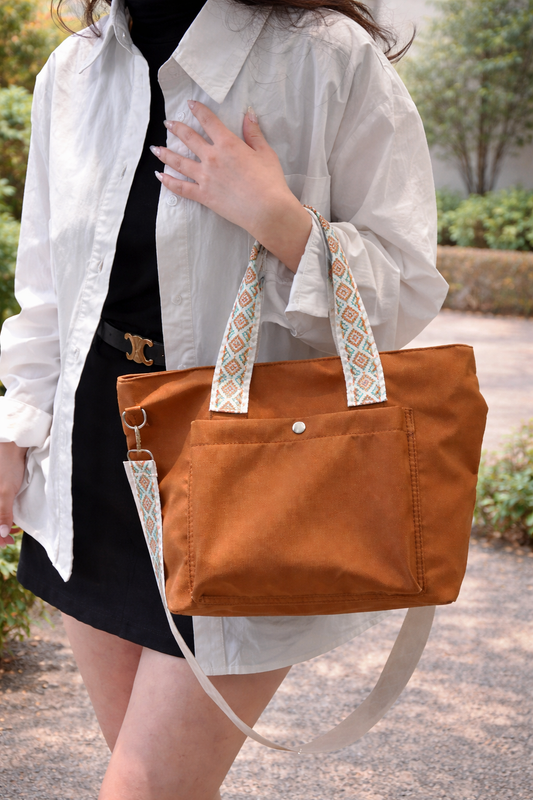 Canvas Guitar Strap Tote