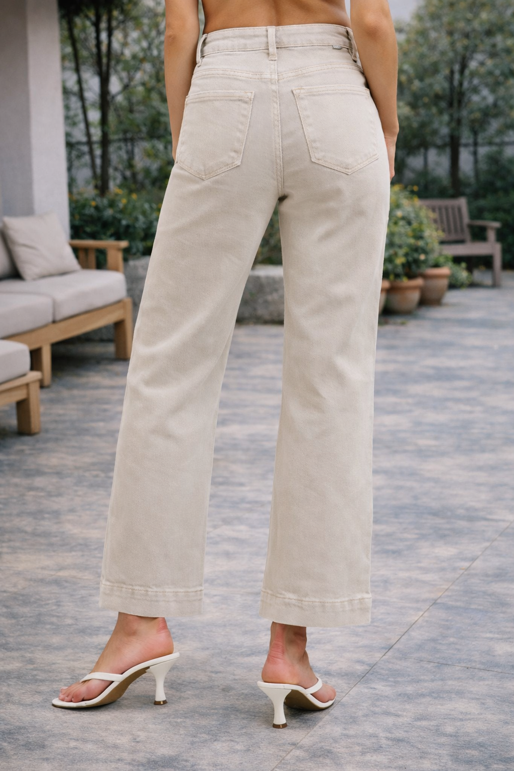 Risen Jeans High Rise Straight Jeans