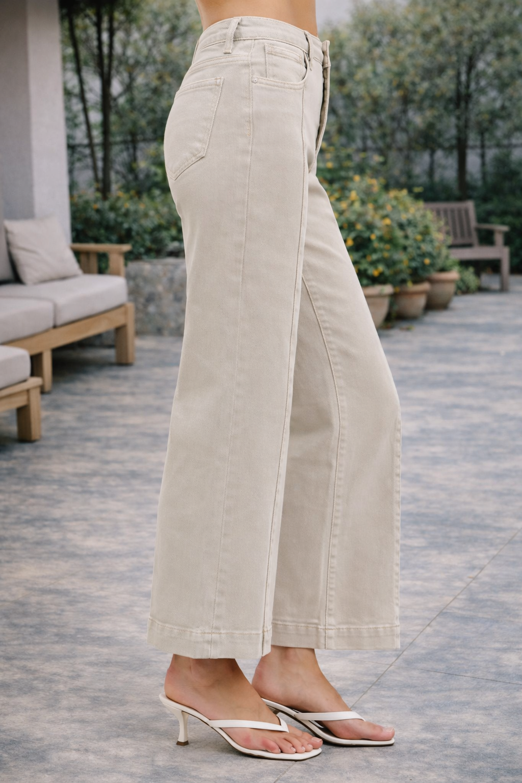 Risen Jeans High Rise Straight Jeans