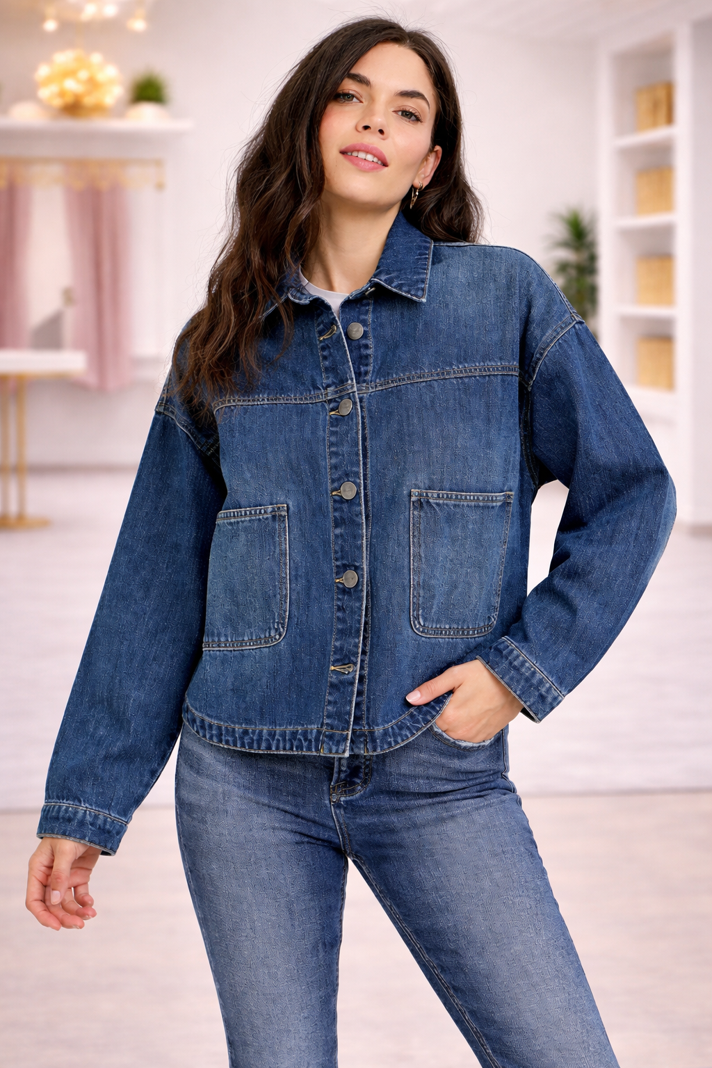 Relaxed Fit Denim Jacket