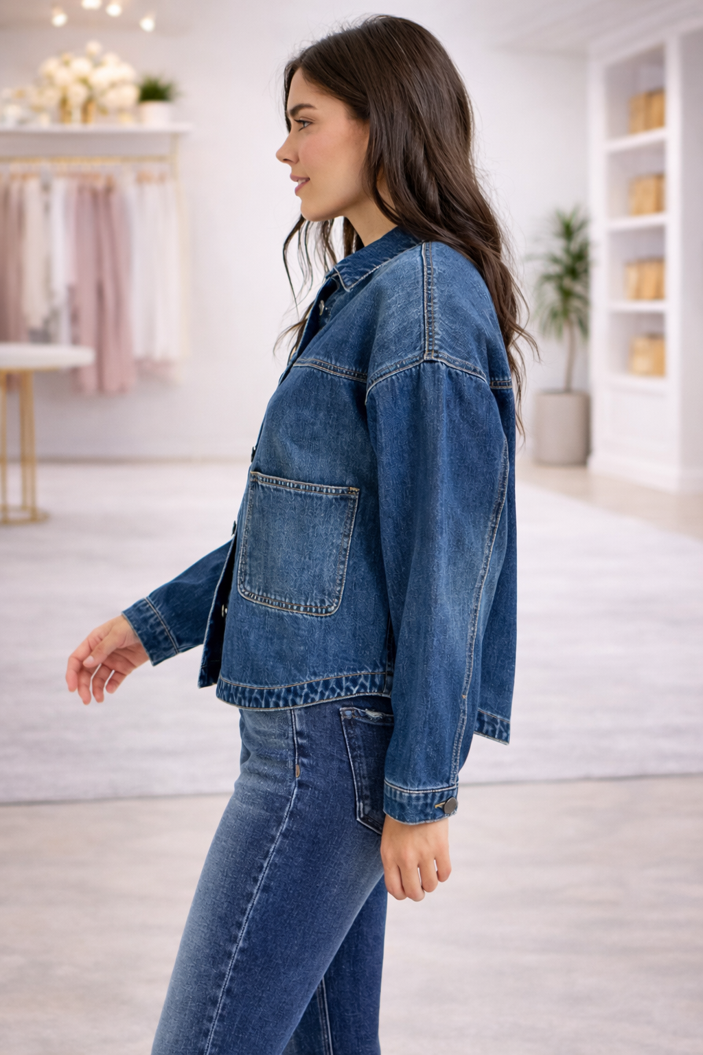 Relaxed Fit Denim Jacket
