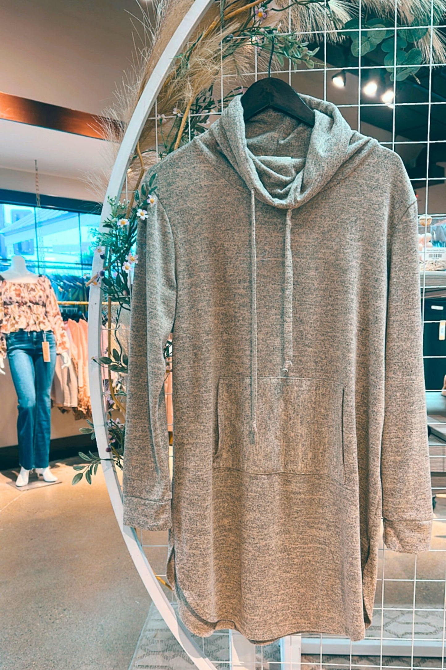 Hacci Kangaroo Pocket Dress