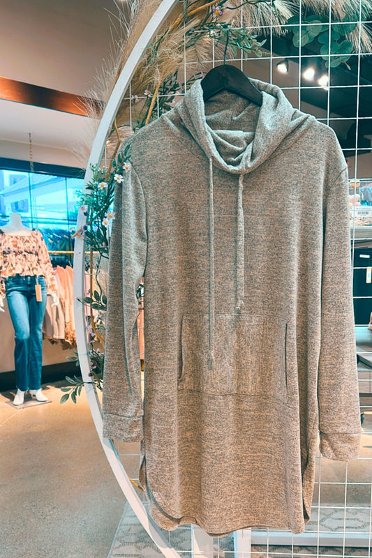 Hacci Kangaroo Pocket Dress