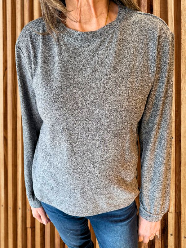 Soft Mélange Hacci Long Sleeve Tee