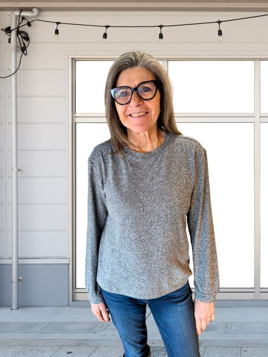 Soft Mélange Hacci Long Sleeve Tee