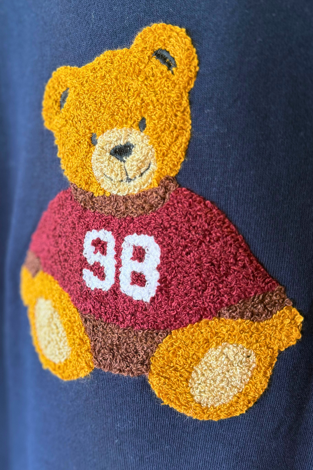 Bear Chenille Patch Sweatshirt