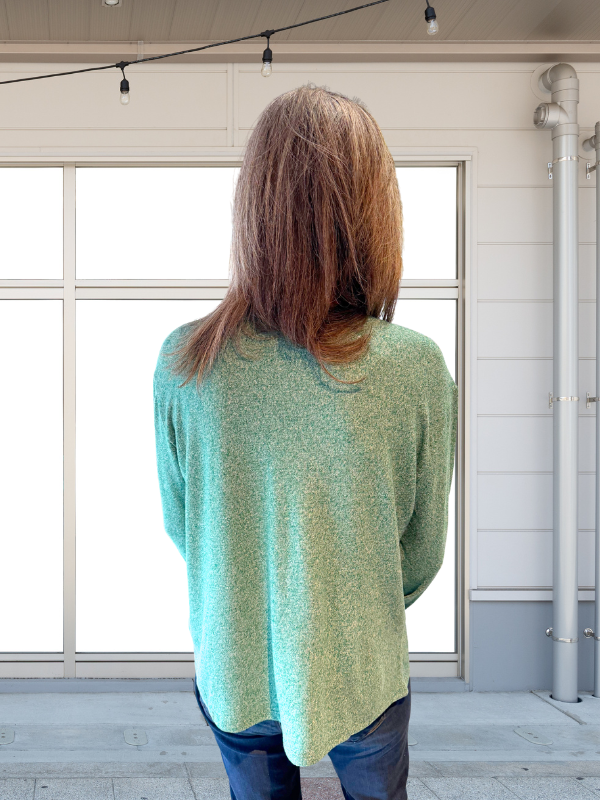 DOORBUSTER: Soft Mélange Hacci Long Sleeve Tee