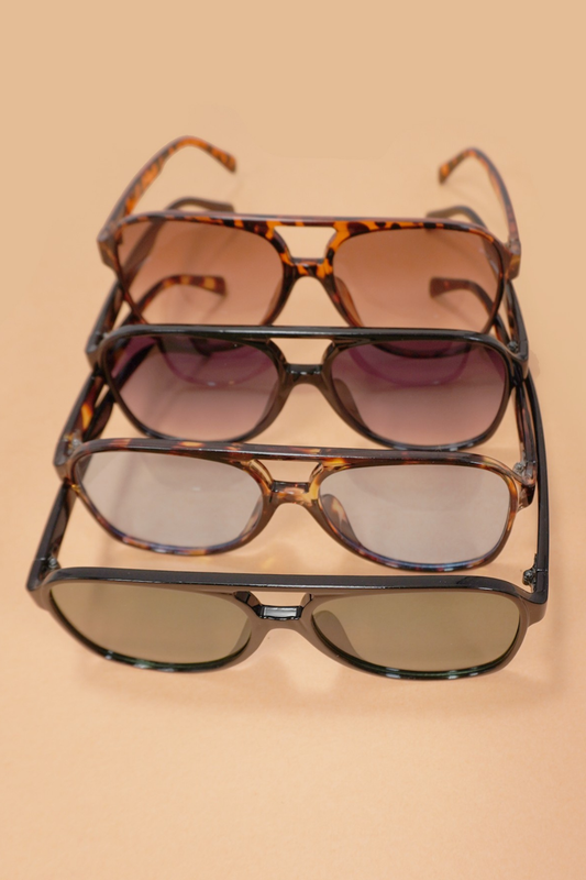 Aviator Acetate Sunglasses