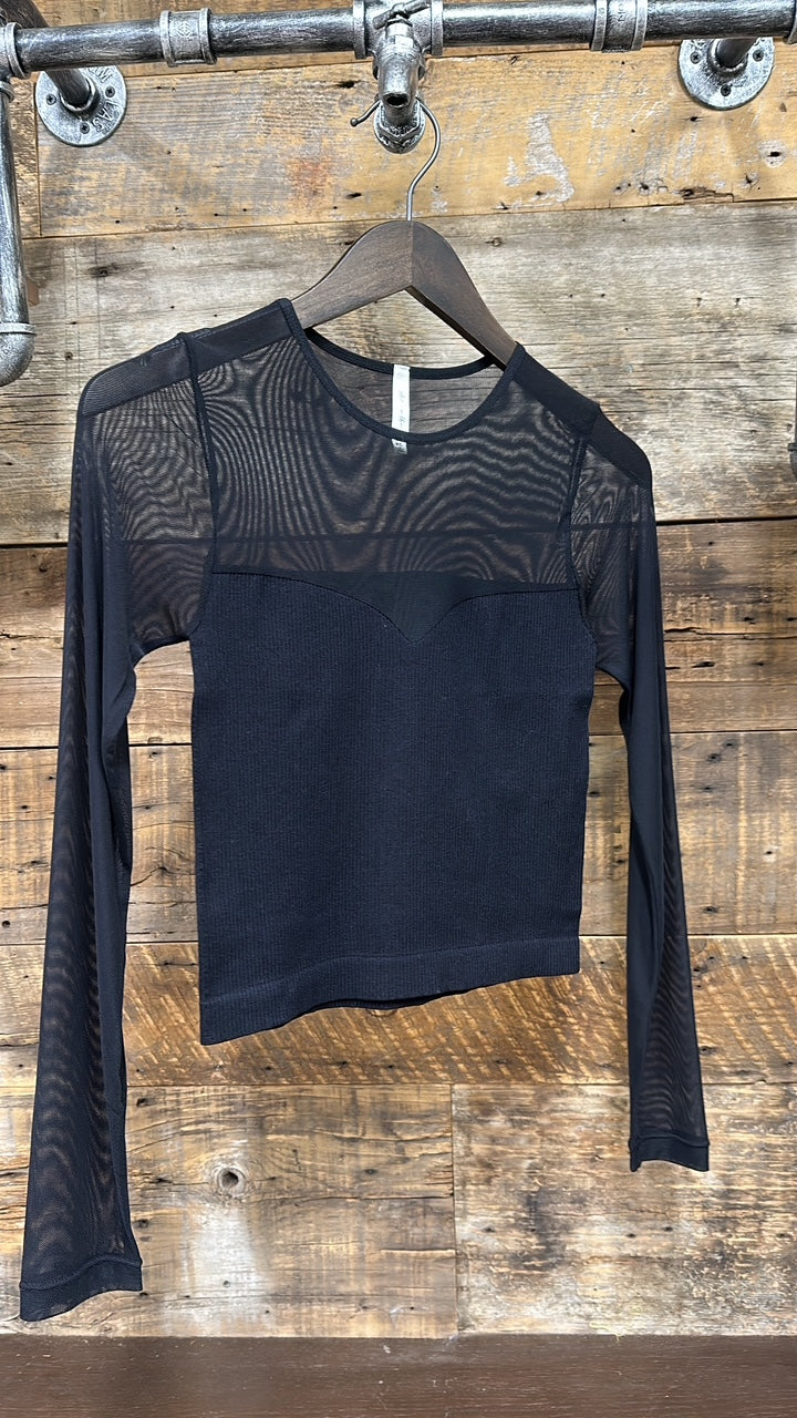 DOORBUSTER: Kimber Seamless Mesh Top