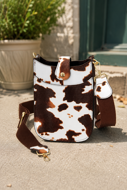 Mini Vegan Leather Crossbody Bag