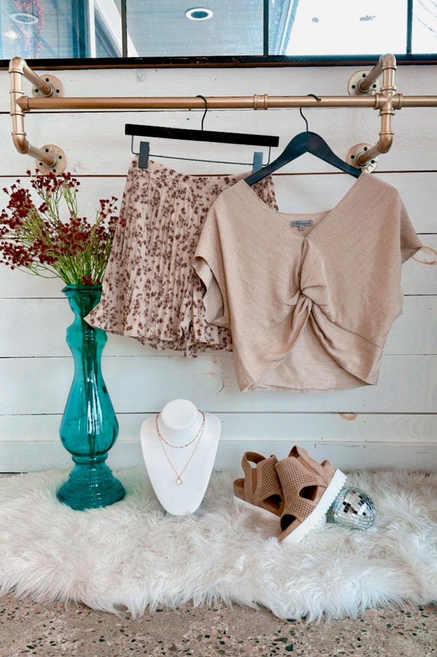 Venetia Relaxed Crop Top - North Threads