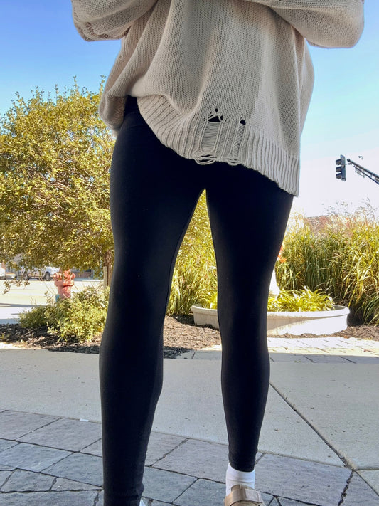 Premium Cotton Full Length Leggings