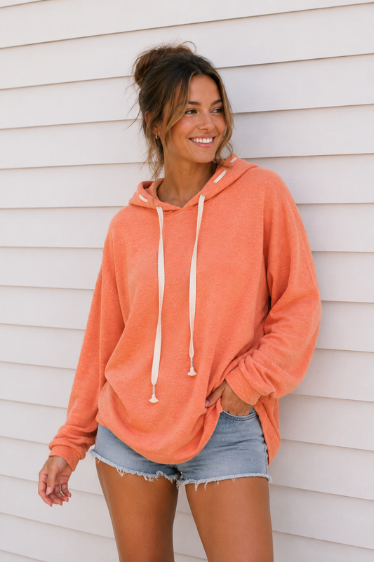 Soft Brushed Hacci Hoodie