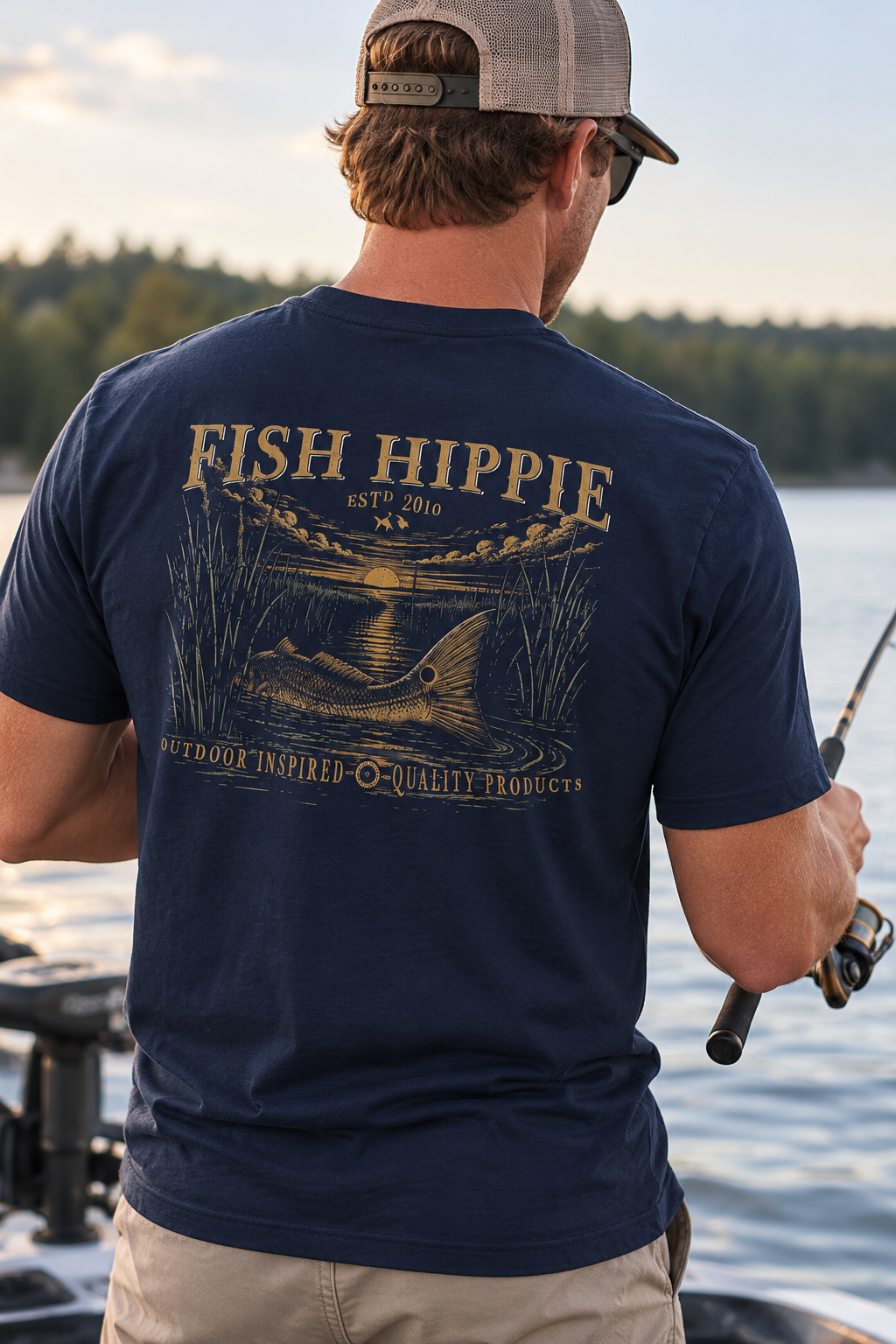 Red Drum Dawn Tee