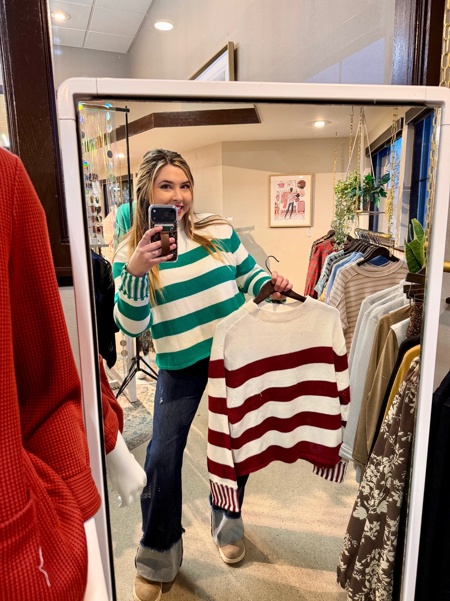Striped Chic Sweater-2 Colors!