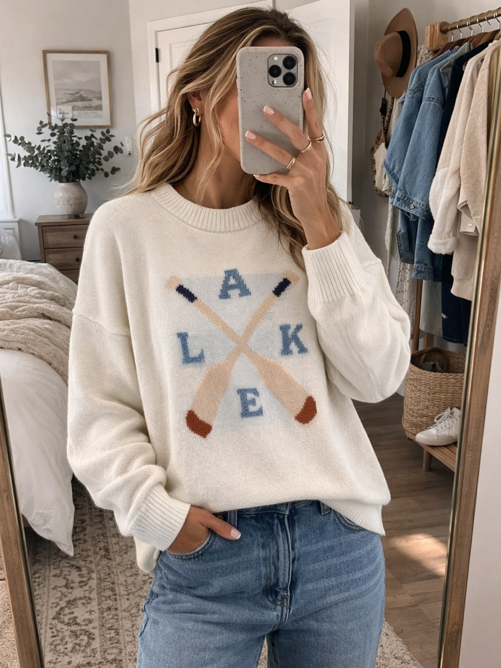 Lake Lightweight Graphic Sweater
