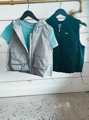 Inherently Cool Hooded Cargo Vest- 2 Colors!