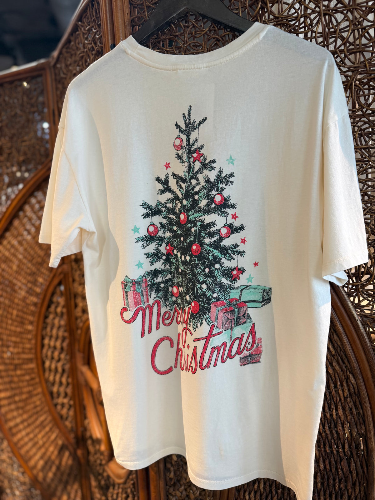 Merry Christmas Tree Graphic Tee