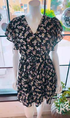 Finding Beauty Textured Floral Dress