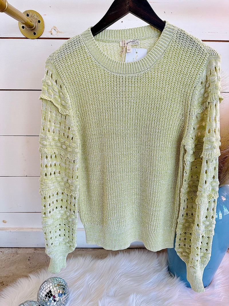 Cozy Ruffle Bliss Sweater - North Threads