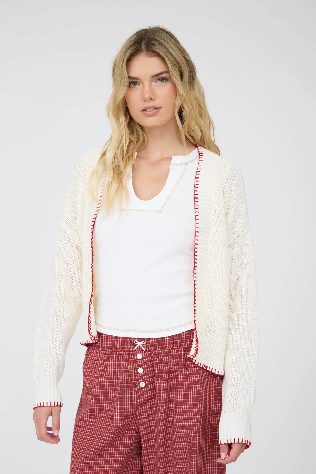 American Flag Knit Cardigan