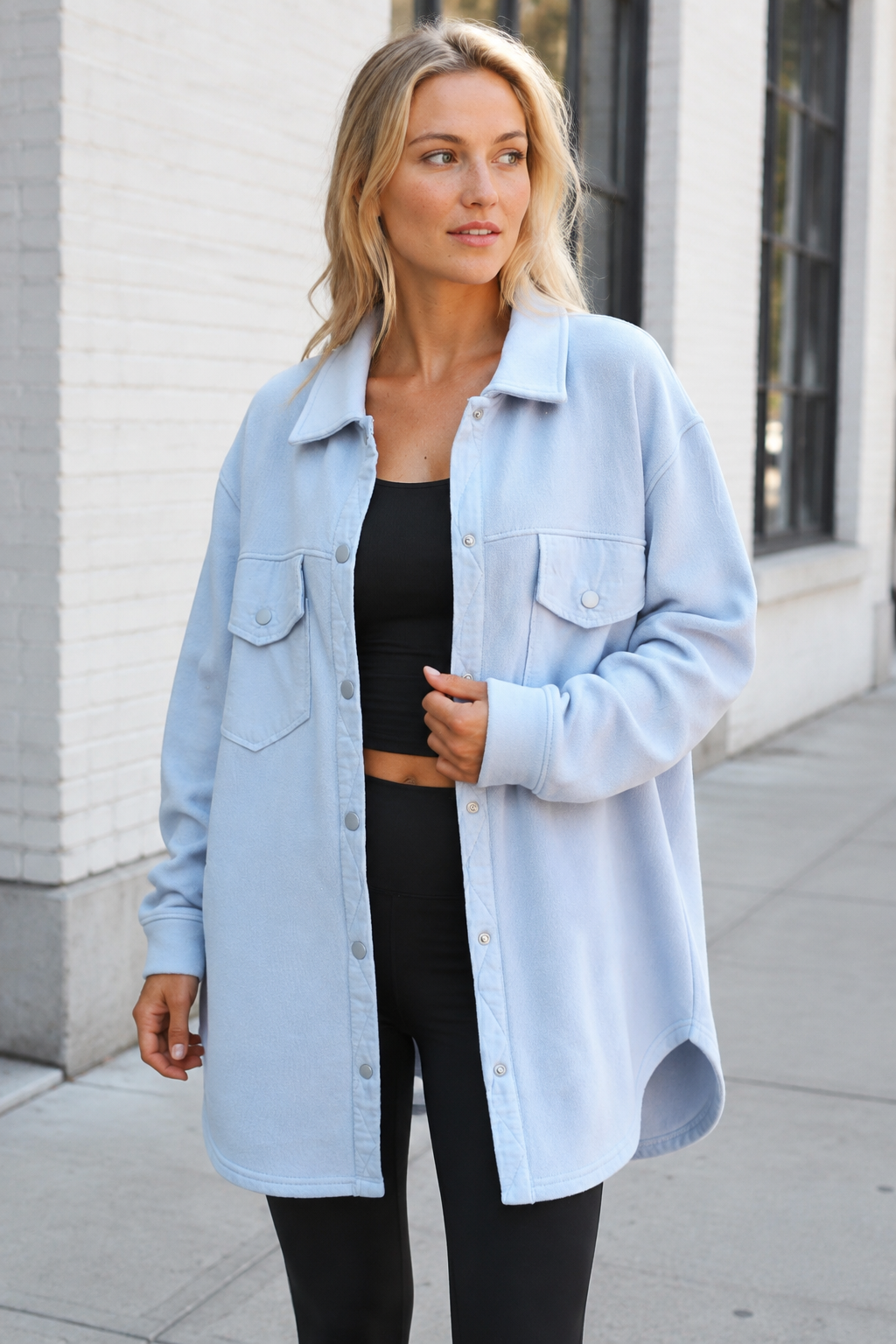 Mono B Fleece Shacket DOORBUSTER