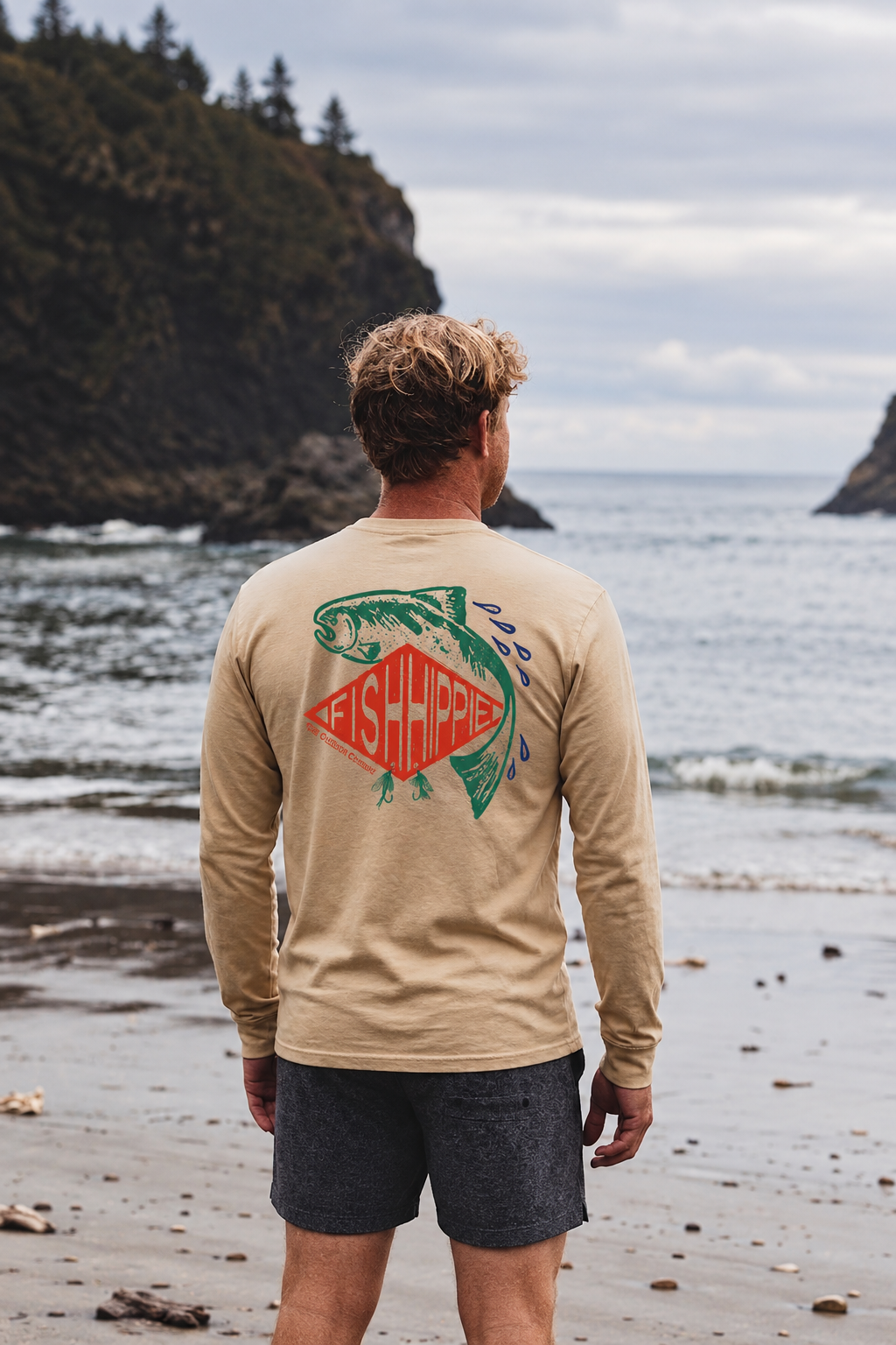 Roundabout Trout LS Tee