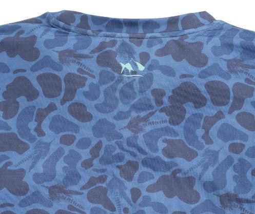 Fish Hippie Fly Camo Performance Crew