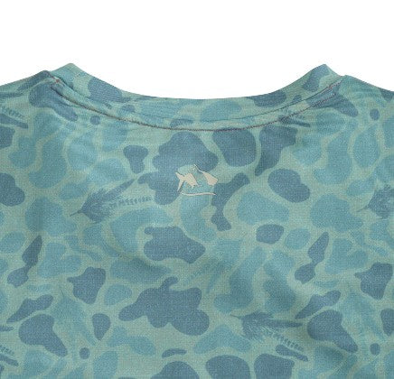 Fish Hippie Fly Camo Performance Crew