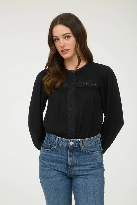 Lace Detail Top