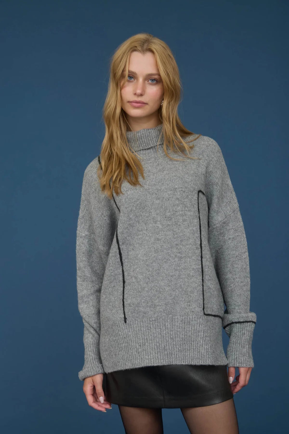 Recycled Turtleneck Pullover